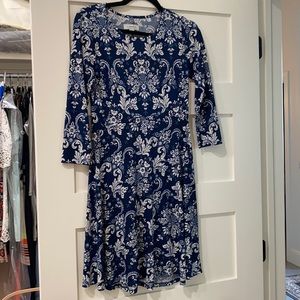 Flattering Floral A-Line Dress